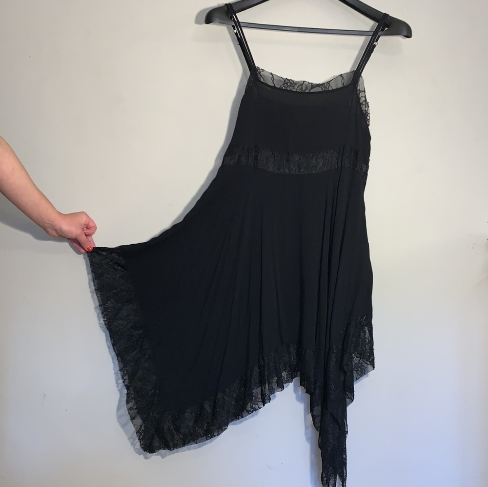 free people Black Flowy Tank Dress